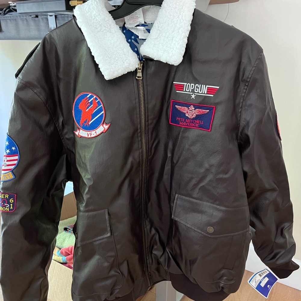 Top Gun Bomber Jacket with tags. Never worn